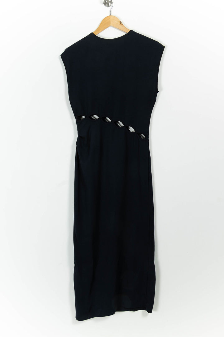 Robe Longue Bleue - Taille L/40 de la marque ba&sh | PARAD96600 - Vendu par Paradigme - Image 4