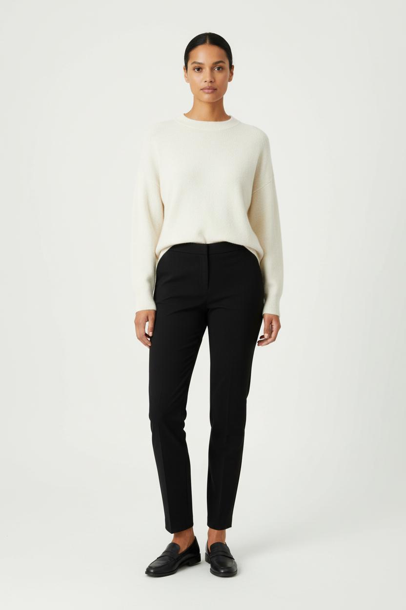 Pantalon Noir - Taille L/40 de la marque Caroll | PARAD96607 - Vendu par Paradigme - Image 1