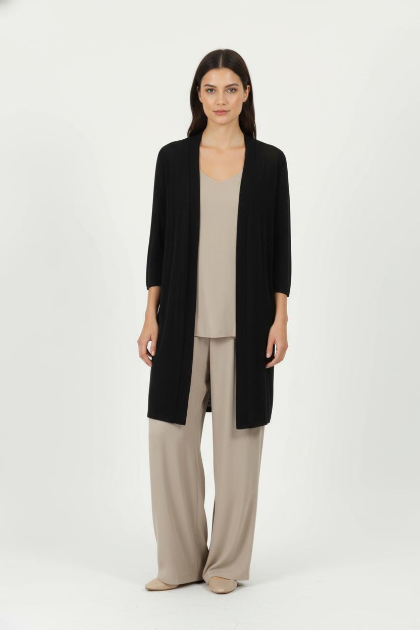 Cardigan Noir - Taille L/40 de la marque Caroll | PARAD96608 - Vendu par Paradigme - Image 1