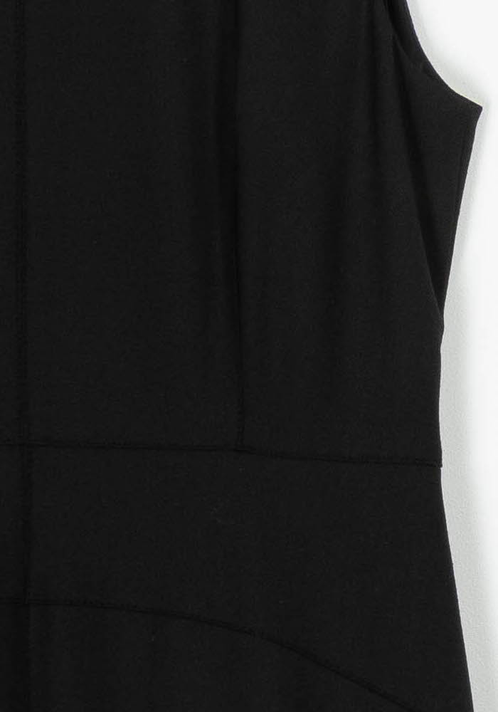 Robe Plissée Noire - Taille L/40 de la marque Caroll | PARAD96610 - Vendu par Paradigme - Image 3