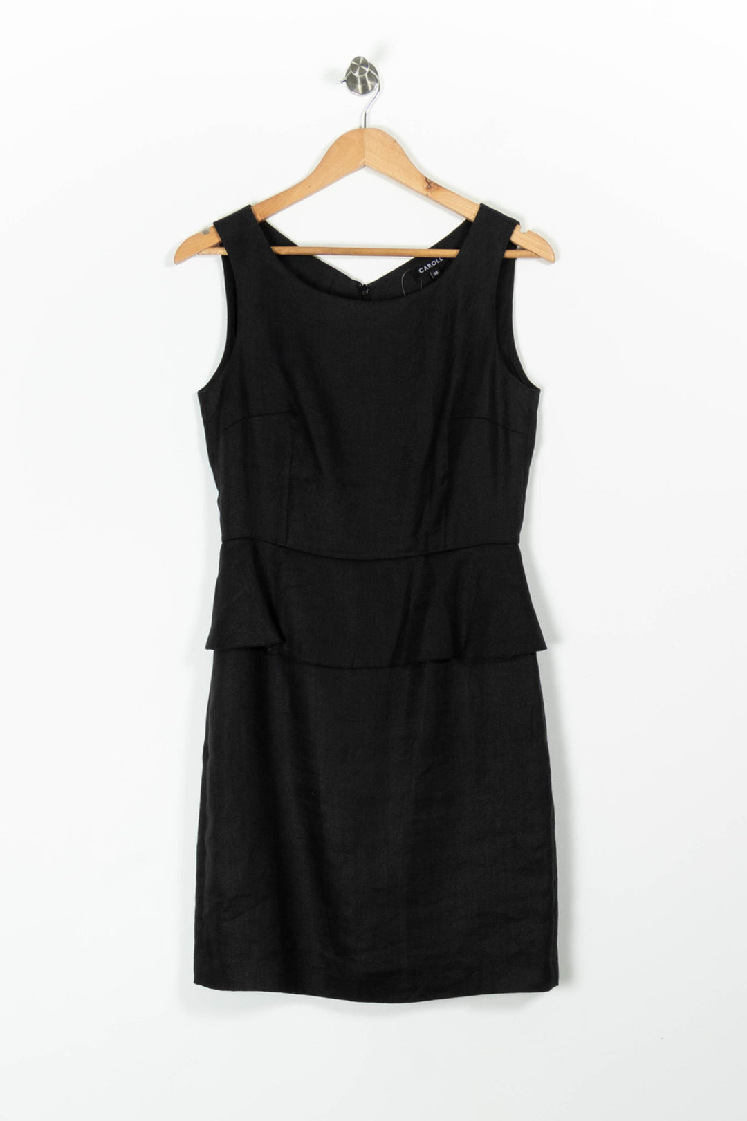 Robe Sans Manches Noire - Taille M/38 de la marque Caroll | PARAD96612 - Vendu par Paradigme - Image 2