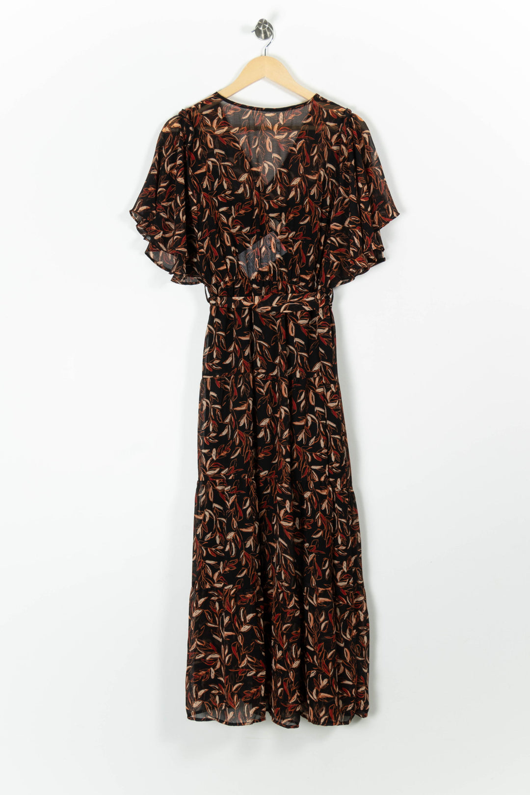 Robe Longue Marron et Noire - Taille M/38 de la marque Grace & Mila | PARAD96617 - Vendu par Paradigme - Image 4