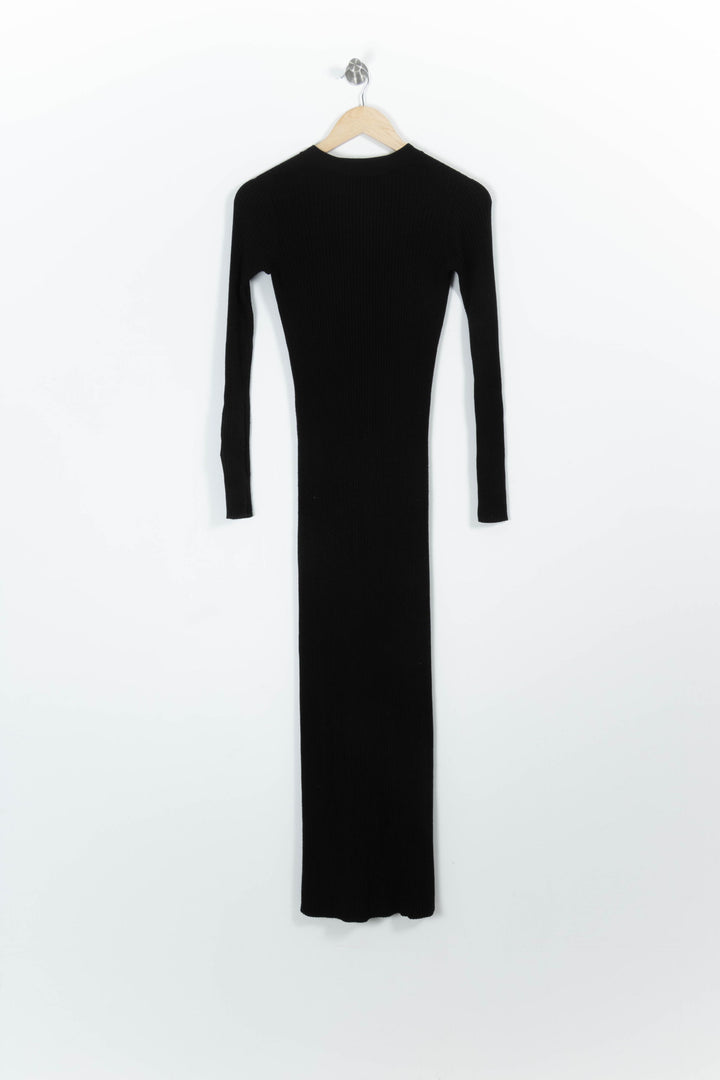 Robe Longue Noire - Taille S/36 de la marque Vanessa Bruno | PARAD96618 - Vendu par Paradigme - Image 4