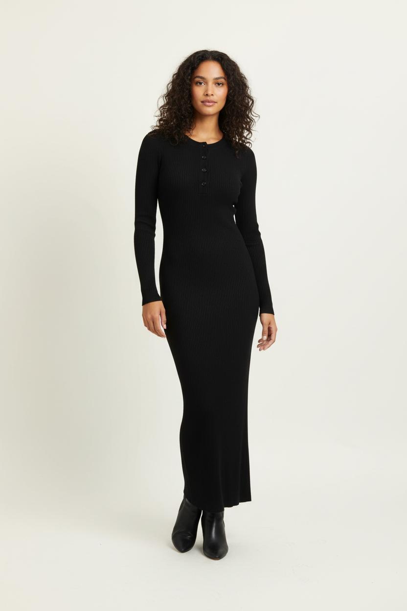 Robe Longue Noire - Taille S/36 de la marque Vanessa Bruno | PARAD96618 - Vendu par Paradigme - Image 1