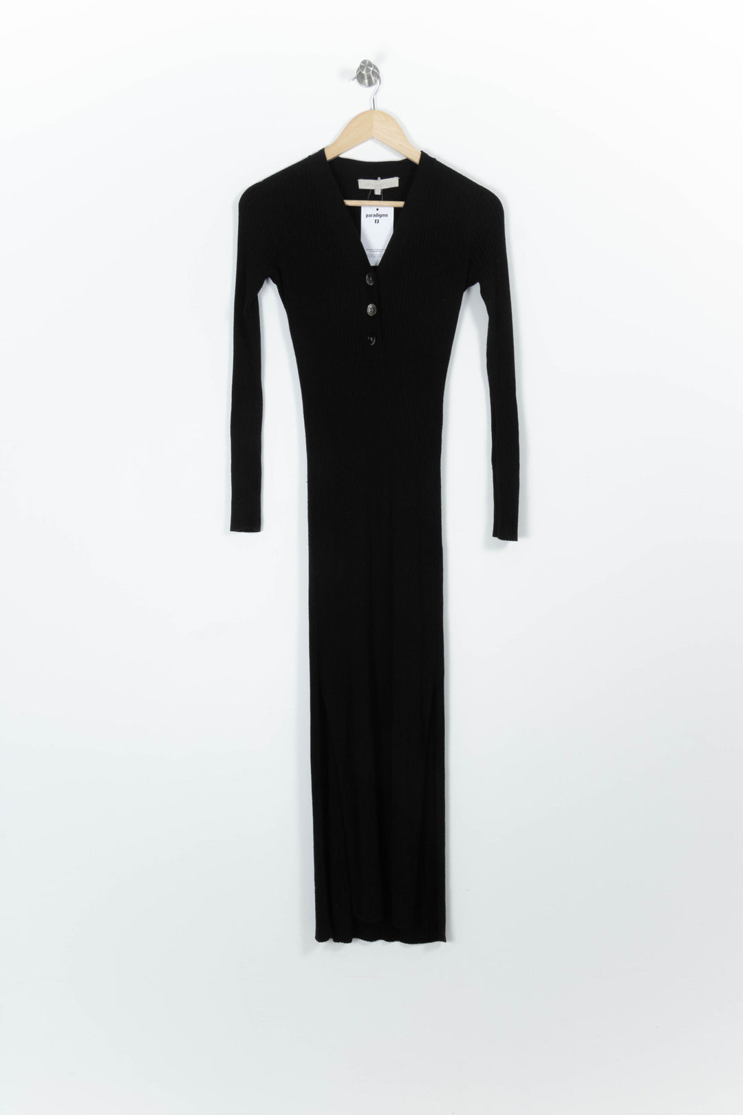 Robe Longue Noire - Taille S/36 de la marque Vanessa Bruno | PARAD96618 - Vendu par Paradigme - Image 2