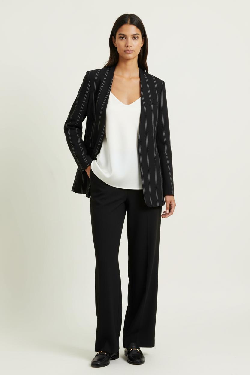 Blazer Noir et Blanc - Taille S/36 de la marque Sandro | PARAD96621 - Vendu par Paradigme - Image 1