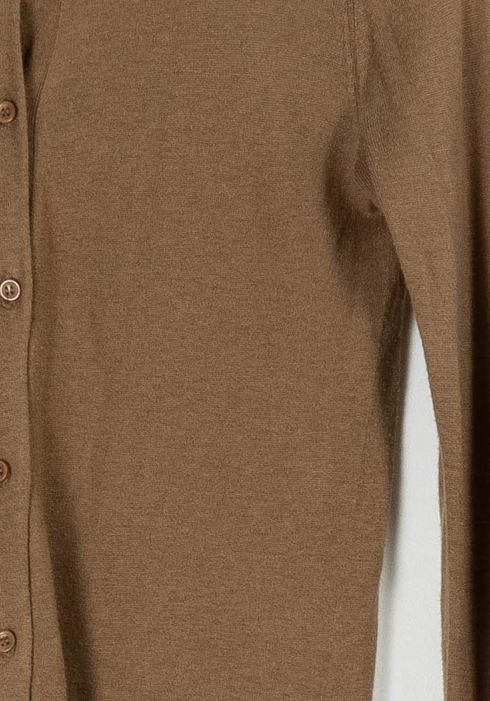 Cardigan Beige - Taille S/36 de la marque American Vintage | PARAD96623 - Vendu par Paradigme - Image 3