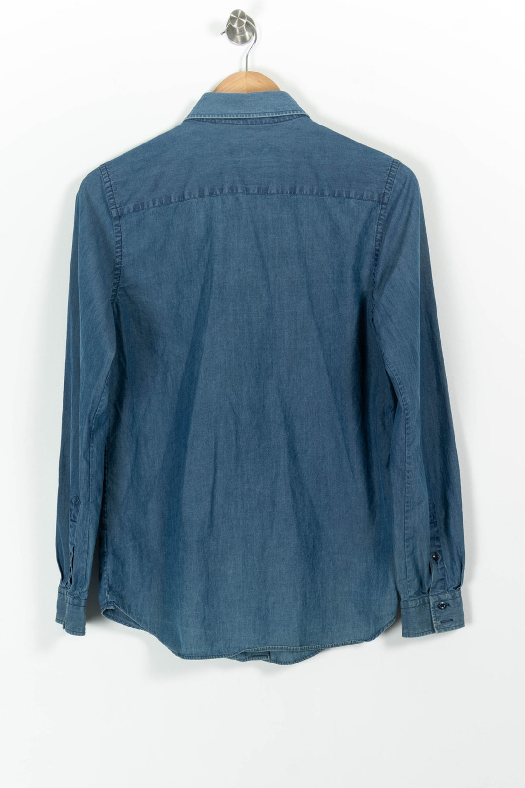 Chemise en Jean Bleue - Taille M/38 de la marque Figaret | PARAD96626 - Vendu par Paradigme - Image 4