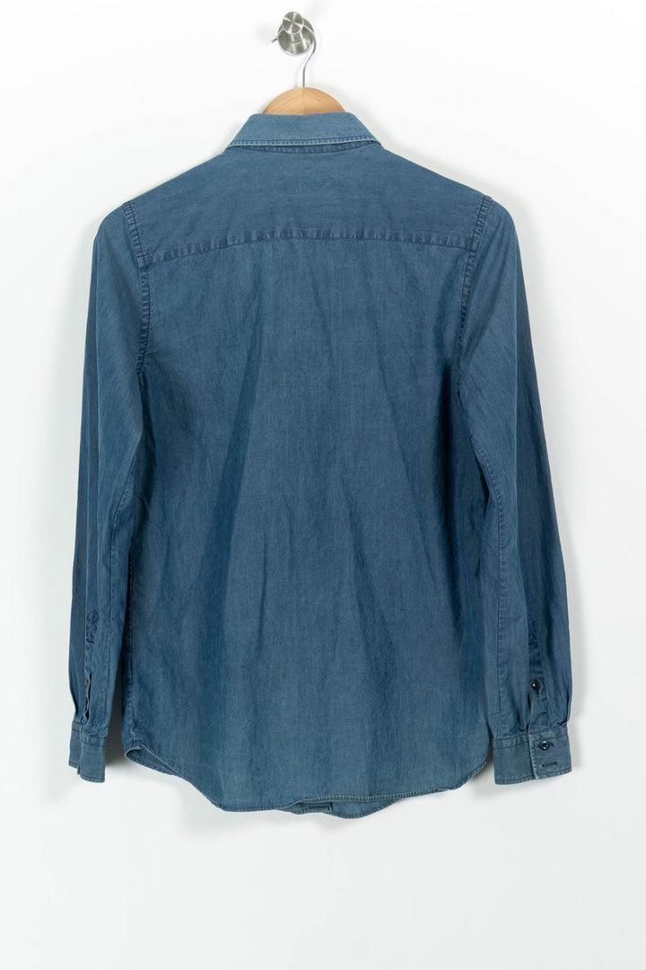 Chemise en Jean Bleue - Taille M/38 de la marque Figaret | PARAD96626 - Vendu par Paradigme - Image 4