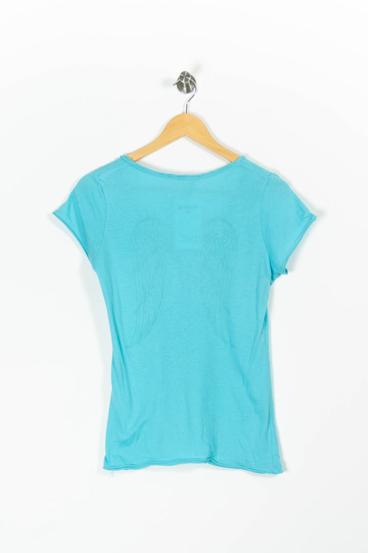 Tee-shirt Bleu - Taille XS/34 de la marque Bérénice | PARAD96627 - Vendu par Paradigme - Image 4