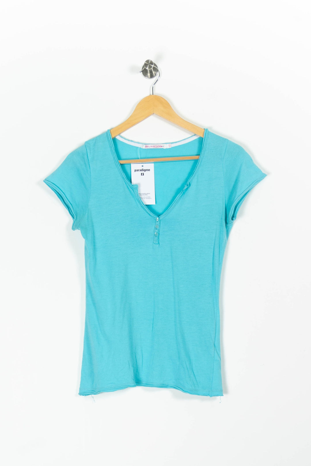 Tee-shirt Bleu - Taille XS/34 de la marque Bérénice | PARAD96627 - Vendu par Paradigme - Image 2