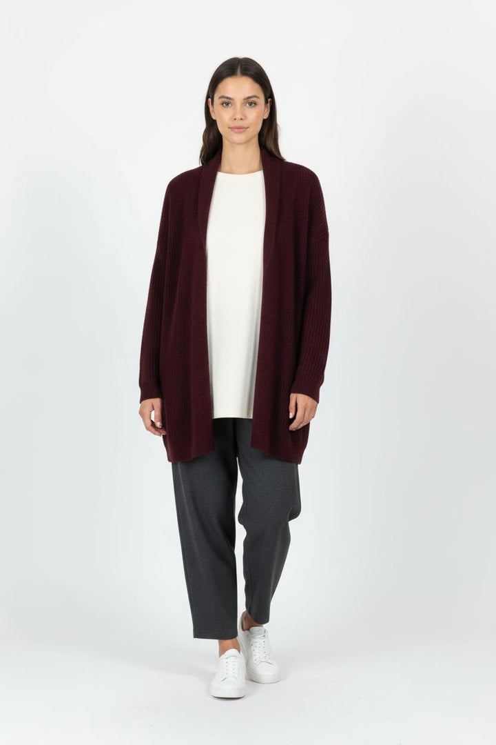 Cardigan Bordeaux - Taille S/36 de la marque IKKS | PARAD96629 - Vendu par Paradigme - Image 1