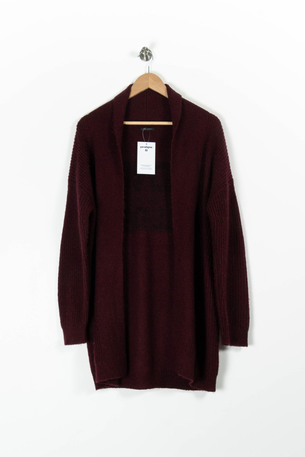 Cardigan Bordeaux - Taille S/36 de la marque IKKS | PARAD96629 - Vendu par Paradigme - Image 2