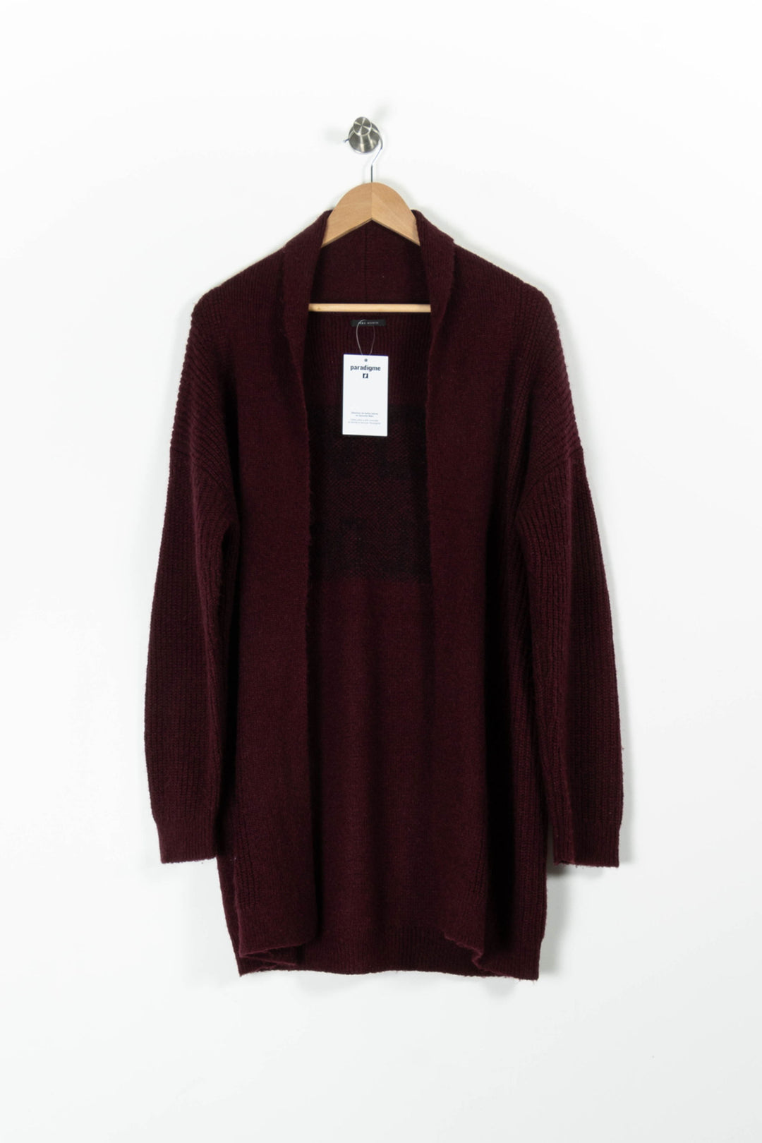 Cardigan Bordeaux - Taille S/36 de la marque IKKS | PARAD96629 - Vendu par Paradigme - Image 2