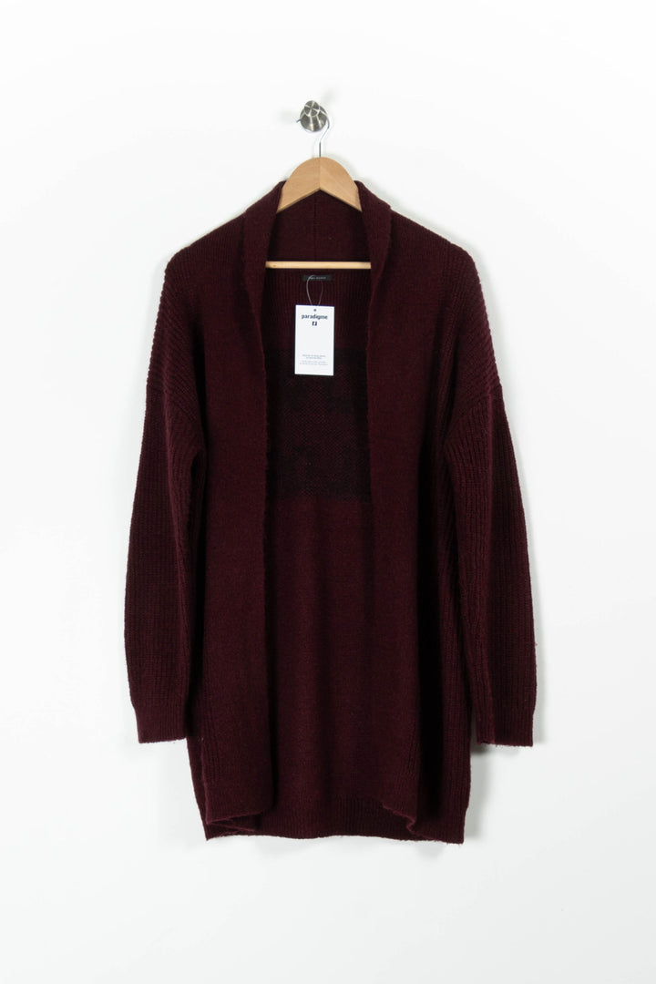 Cardigan Bordeaux - Taille S/36 de la marque IKKS | PARAD96629 - Vendu par Paradigme - Image 2