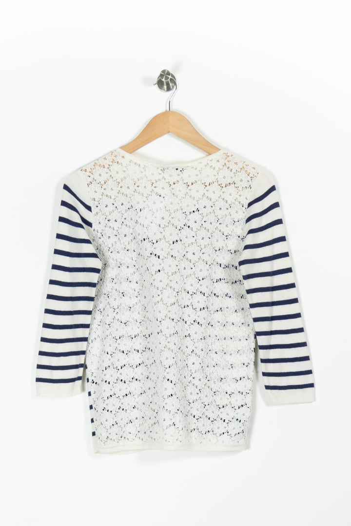 Gilet Bleu et Blanc - Taille S/36 de la marque Kookai | PARAD96631 - Vendu par Paradigme - Image 4