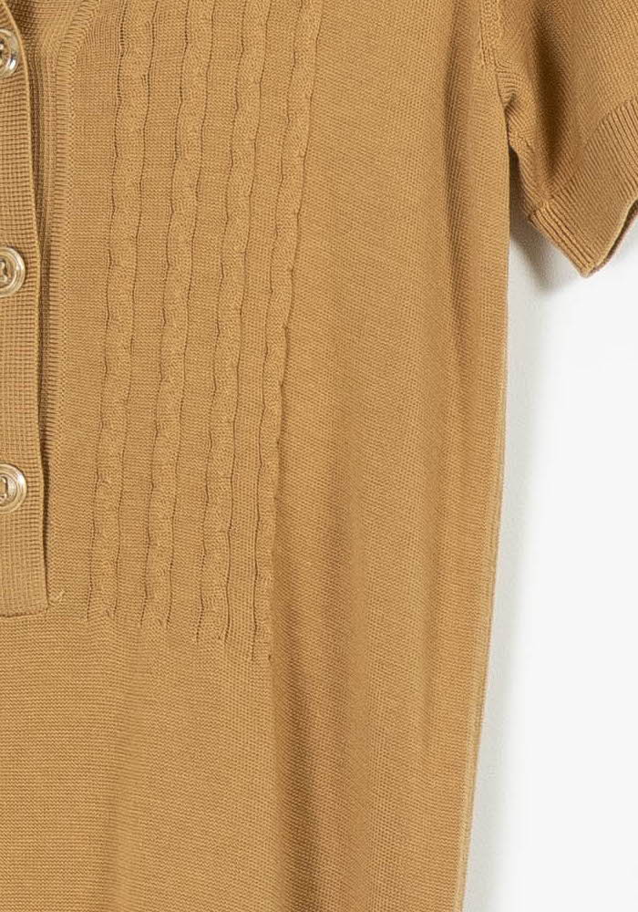 Robe Polo Beige - Taille L/40 de la marque Comptoir des Cotonniers | PARAD96640 - Vendu par Paradigme - Image 3