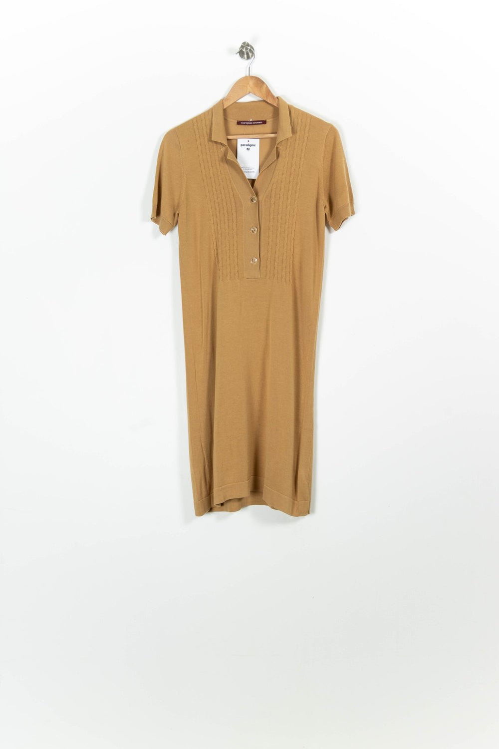 Robe Polo Beige - Taille L/40 de la marque Comptoir des Cotonniers | PARAD96640 - Vendu par Paradigme - Image 2