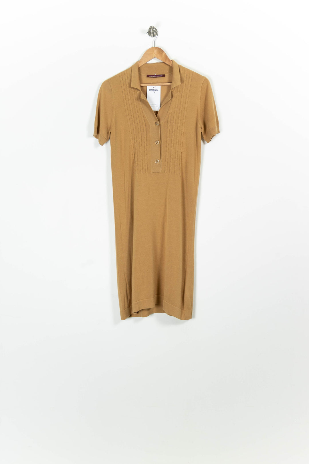 Robe Polo Beige - Taille L/40 de la marque Comptoir des Cotonniers | PARAD96640 - Vendu par Paradigme - Image 2