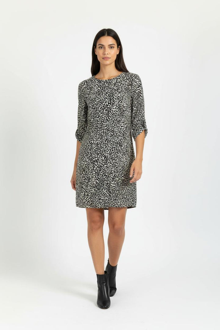 Robe Courte Noire et Blanche - Taille L/40 de la marque IKKS | PARAD96644 - Vendu par Paradigme - Image 1