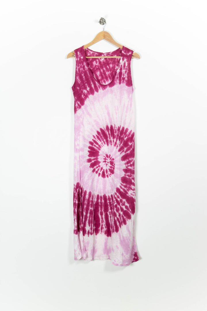 Robe Débardeur Rose et Blanc - Taille M/38 de la marque Kujten | PARAD96652 - Vendu par Paradigme - Image 2