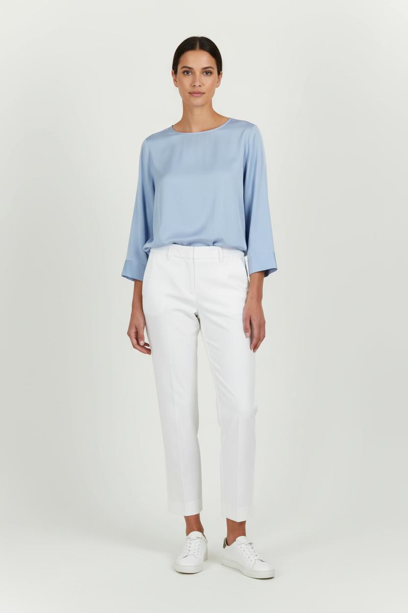 Pantalon Blanc - Taille S/36 de la marque Caroll | PARAD96654 - Vendu par Paradigme - Image 1