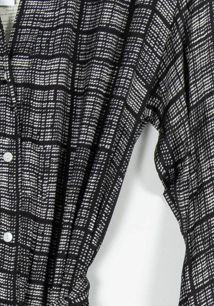 Robe Chemisier Noire et Blanche - Taille XS/34 de la marque Diega | PARAD96655 - Vendu par Paradigme - Image 3