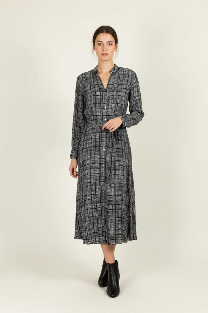 Robe Chemisier Noire et Blanche - Taille XS/34 de la marque Diega | PARAD96655 - Vendu par Paradigme - Image 1