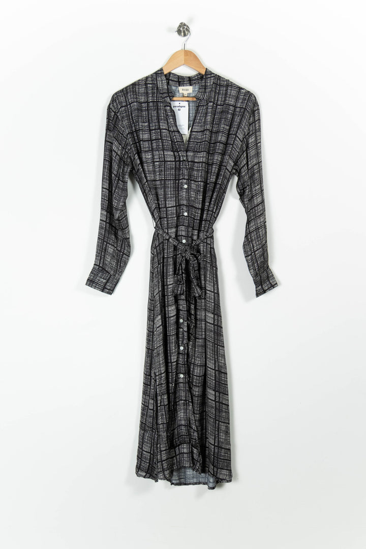 Robe Chemisier Noire et Blanche - Taille XS/34 de la marque Diega | PARAD96655 - Vendu par Paradigme - Image 2