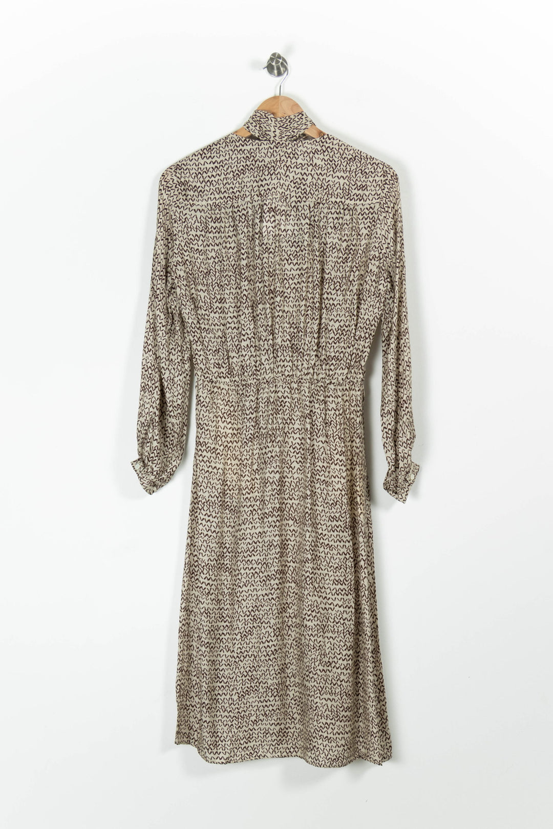 Robe Midi Beige et Marron - Taille XS/34 de la marque Diega | PARAD96656 - Vendu par Paradigme - Image 4