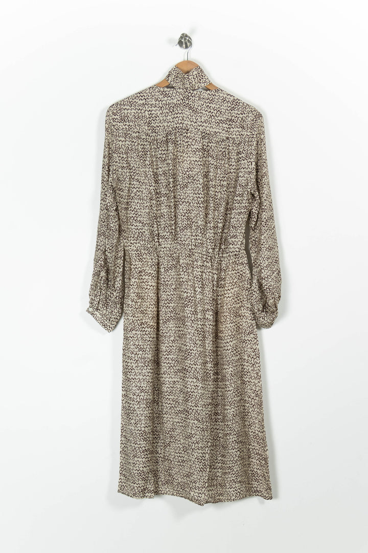 Robe Midi Beige et Marron - Taille M/38 de la marque Diega | PARAD96657 - Vendu par Paradigme - Image 4