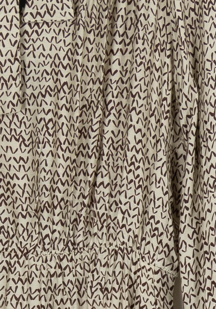 Robe Midi Beige et Marron - Taille M/38 de la marque Diega | PARAD96657 - Vendu par Paradigme - Image 3