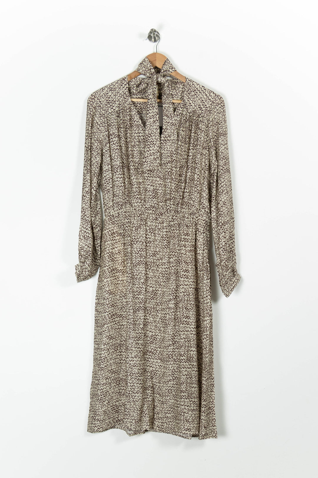 Robe Midi Beige et Marron - Taille M/38 de la marque Diega | PARAD96657 - Vendu par Paradigme - Image 2