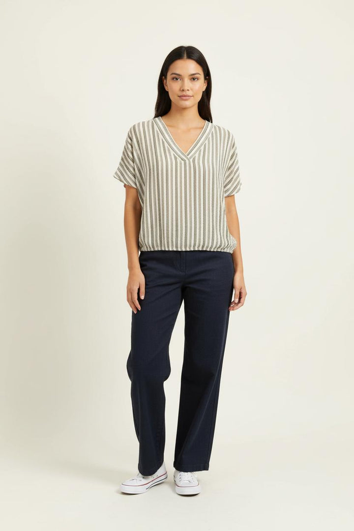 Blouse Beige et Marron - Taille L/40 de la marque Diega | PARAD96660 - Vendu par Paradigme - Image 1