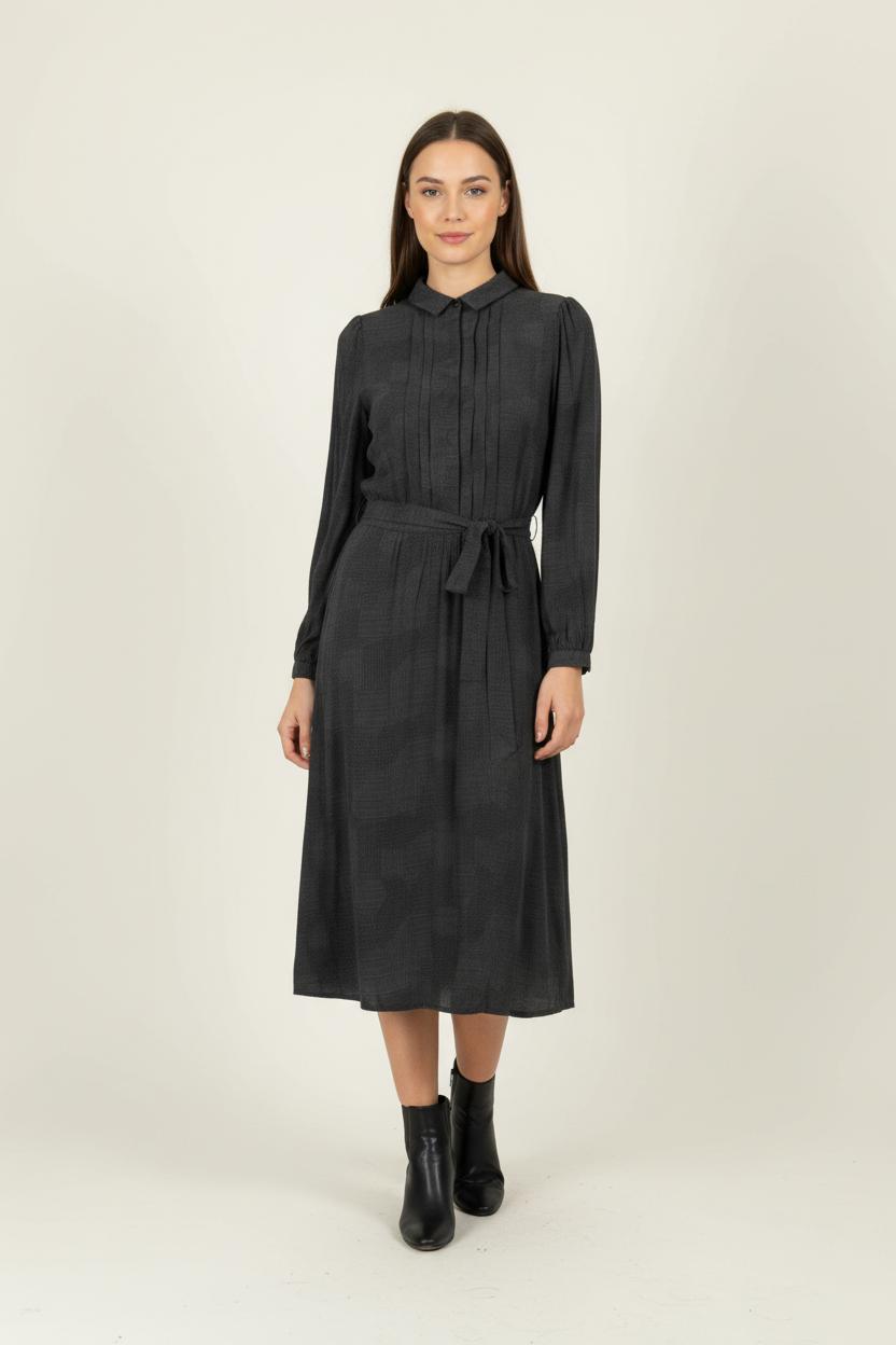 Robe Chemise Grise - Taille S/36 de la marque Sessùn | PARAD96661 - Vendu par Paradigme - Image 1