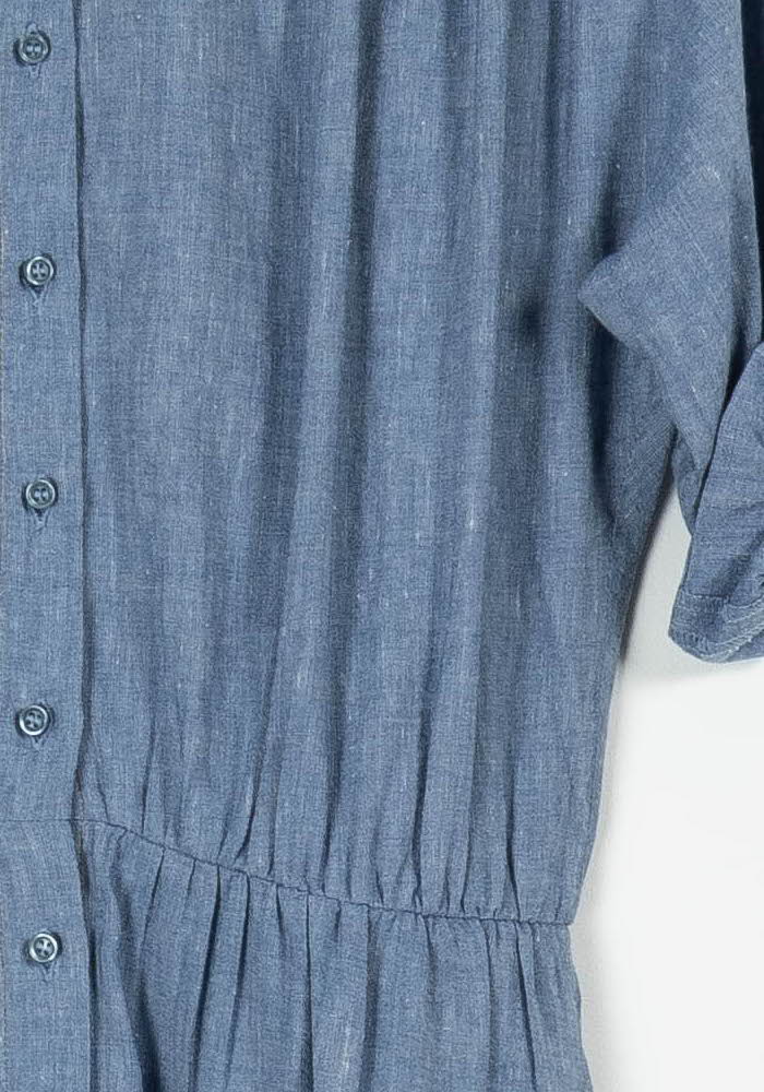 Robe Chemise Bleue - Taille S/36 de la marque Sessùn | PARAD96668 - Vendu par Paradigme - Image 3