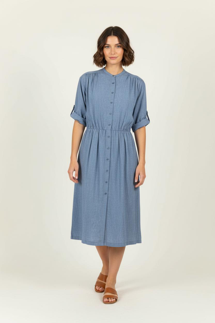 Robe Chemise Bleue - Taille S/36 de la marque Sessùn | PARAD96668 - Vendu par Paradigme - Image 1