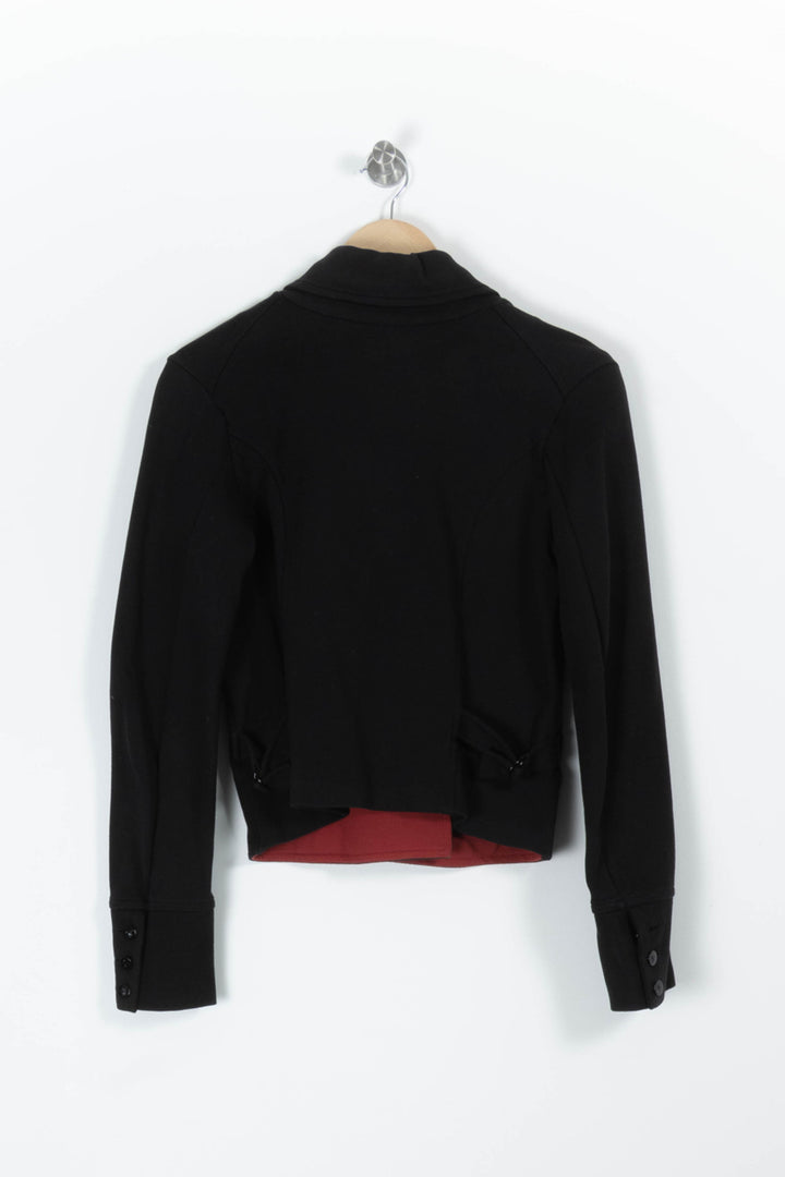 Veste Noire et Bordeaux - Taille M/38 de la marque Agnès b. | PARAD96671 - Vendu par Paradigme - Image 4