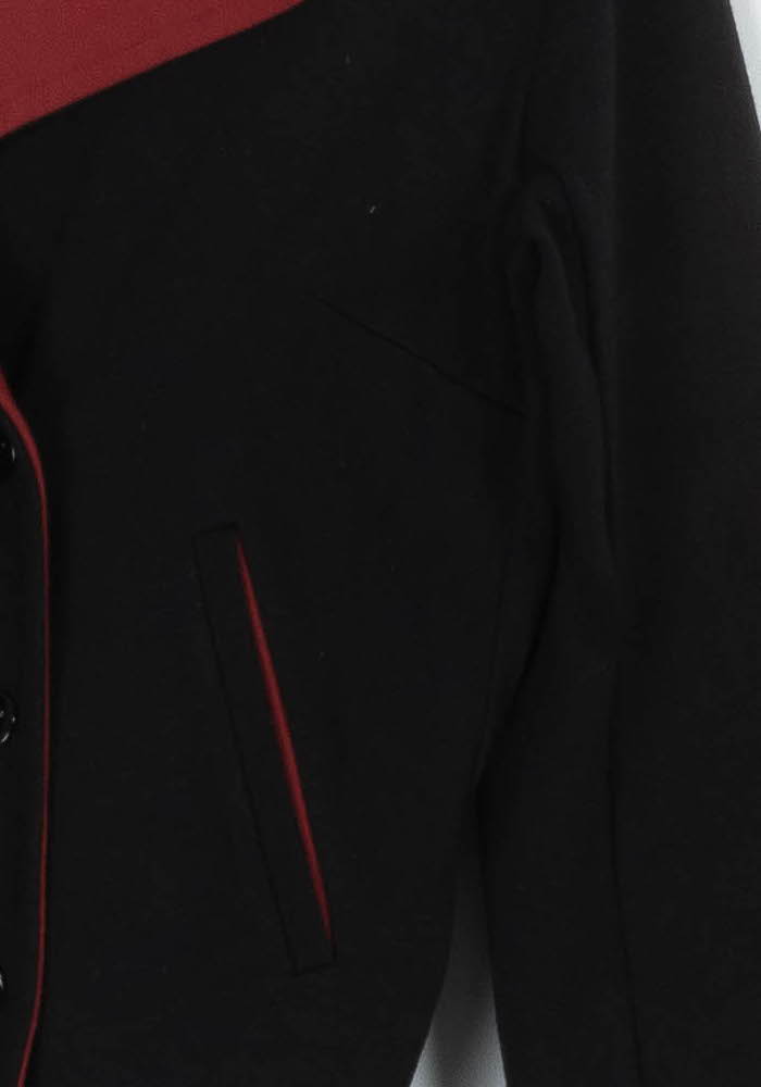 Veste Noire et Bordeaux - Taille M/38 de la marque Agnès b. | PARAD96671 - Vendu par Paradigme - Image 3