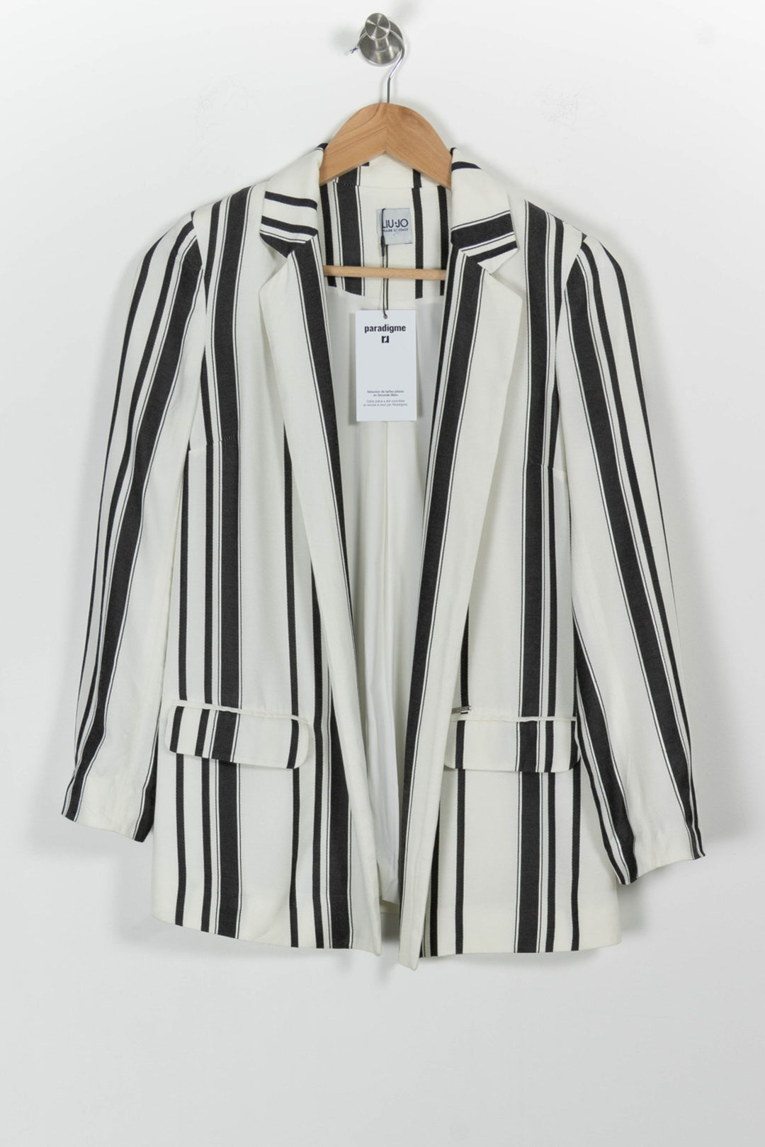 Blazer Blanc et Noir - Taille L/40 de la marque Liu Jo | PARAD96673 - Vendu par Paradigme - Image 2