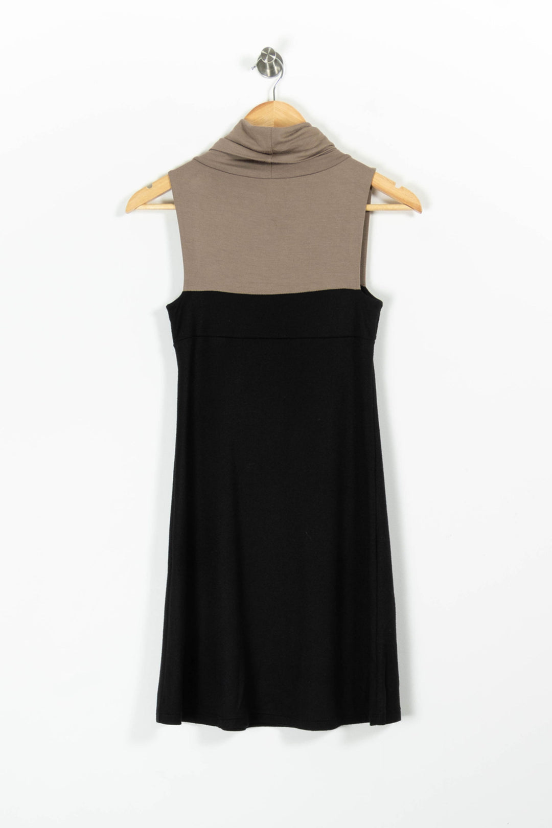 Robe Noire et Beige - Taille S/36 de la marque La Fée Maraboutée | PARAD96676 - Vendu par Paradigme - Image 4