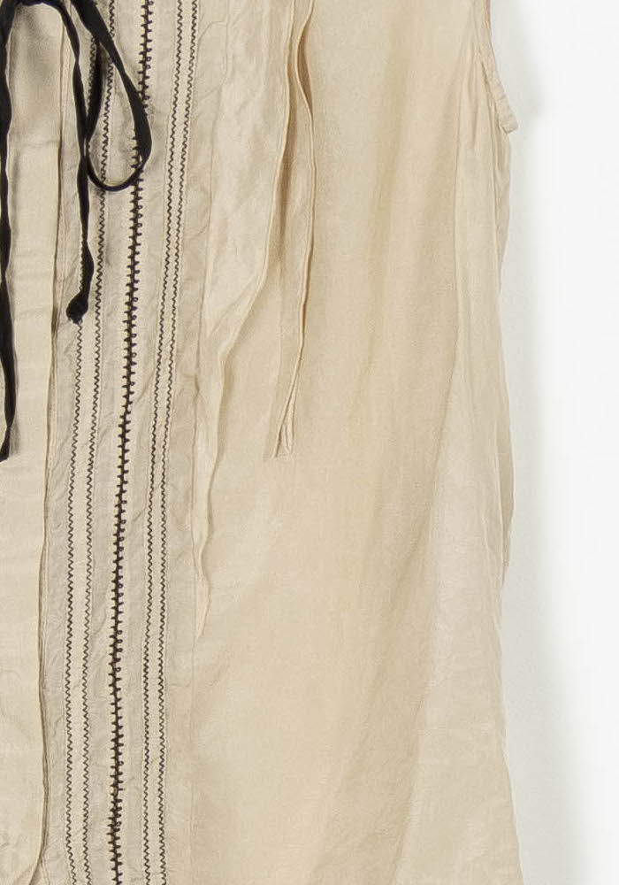 Blouse Beige et Noire - Taille S/36 de la marque Kookai | PARAD96684 - Vendu par Paradigme - Image 3
