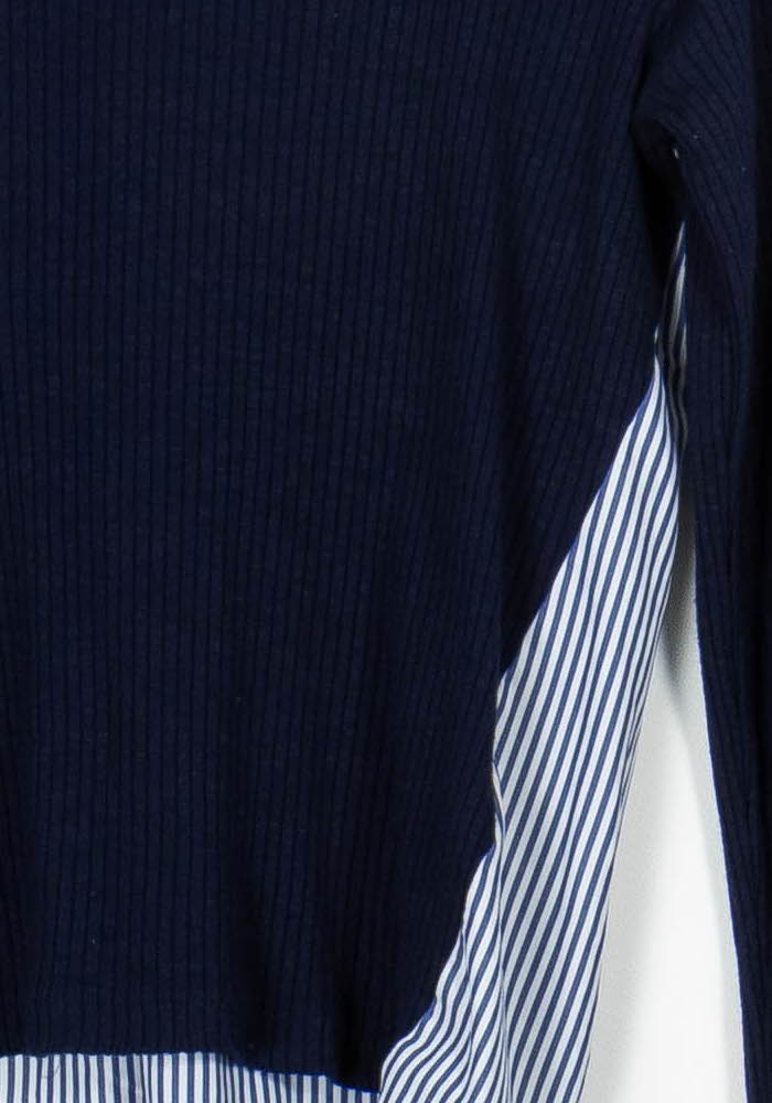 Chemise Bleu et Blanche - Taille S/36 de la marque Sandro | PARAD96686 - Vendu par Paradigme - Image 3