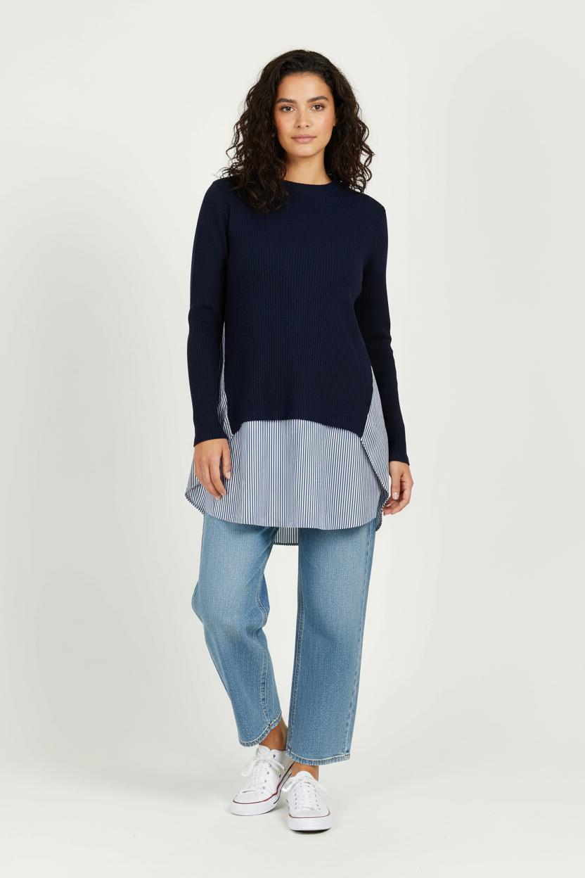 Chemise Bleu et Blanche - Taille S/36 de la marque Sandro | PARAD96686 - Vendu par Paradigme - Image 1