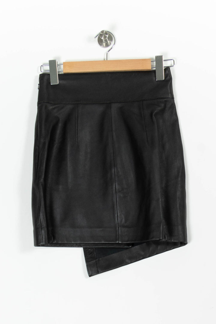 Jupe Asymétrique Noire - Taille S/36 de la marque ba&sh | PARAD96689 - Vendu par Paradigme - Image 4