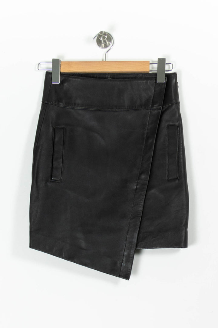 Jupe Asymétrique Noire - Taille S/36 de la marque ba&sh | PARAD96689 - Vendu par Paradigme - Image 2