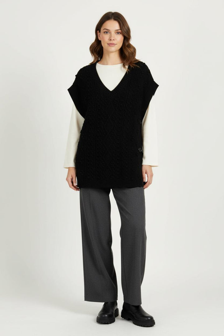 Robe Pull Noire - Taille S/36 de la marque ba&sh | PARAD96690 - Vendu par Paradigme - Image 1