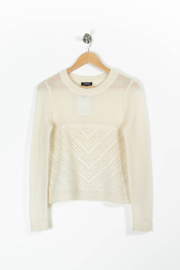 Pull Beige - Taille S/36 de la marque Caroll | PARAD96692 - Vendu par Paradigme - Image 2
