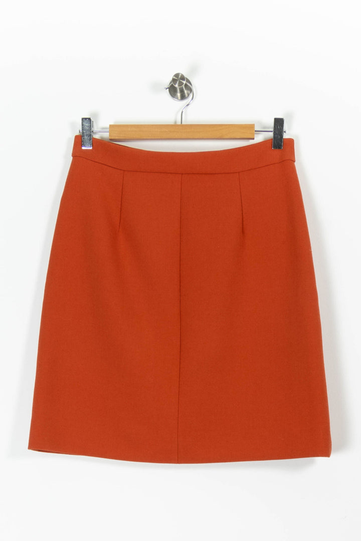 Jupe Trapèze Orange - Taille S/36 de la marque Caroll | PARAD96693 - Vendu par Paradigme - Image 4