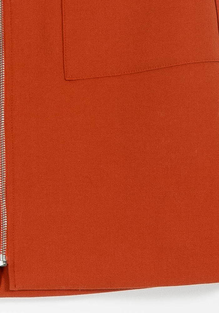 Jupe Trapèze Orange - Taille S/36 de la marque Caroll | PARAD96693 - Vendu par Paradigme - Image 3